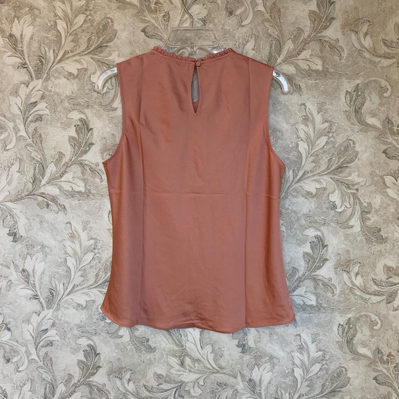 SOLD: J. Crew 365 Ruffle Neck Shell - Picture 3 of 6